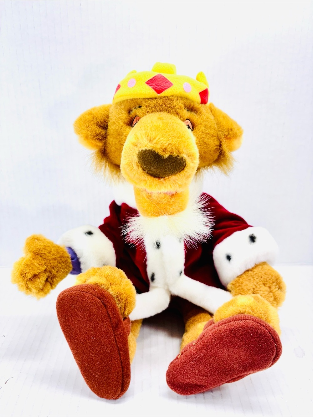 Disney Store Exclusive Robin Hood Prince John Lion 13" Rare! 90’s Plush Vintage